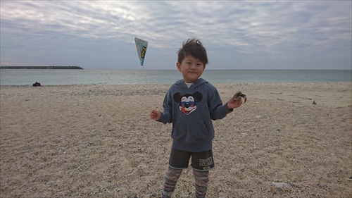 4日・凧あげと釣り！